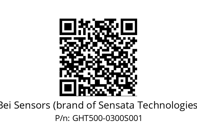   Bei Sensors (brand of Sensata Technologies) GHT500-0300S001