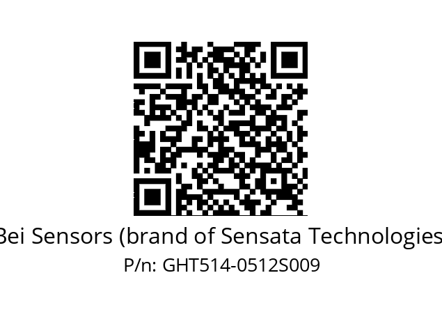   Bei Sensors (brand of Sensata Technologies) GHT514-0512S009