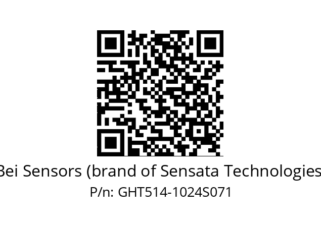   Bei Sensors (brand of Sensata Technologies) GHT514-1024S071