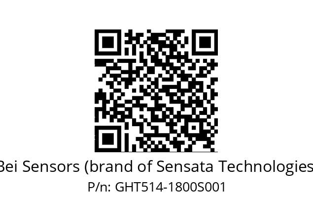   Bei Sensors (brand of Sensata Technologies) GHT514-1800S001