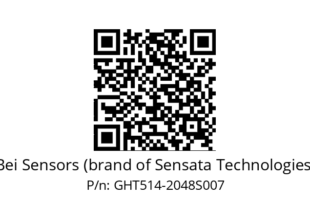   Bei Sensors (brand of Sensata Technologies) GHT514-2048S007