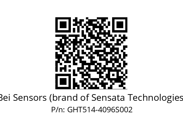   Bei Sensors (brand of Sensata Technologies) GHT514-4096S002