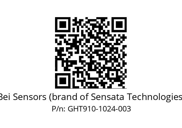  GHT9_10//5G29//01024//G3R020// Bei Sensors (brand of Sensata Technologies) GHT910-1024-003