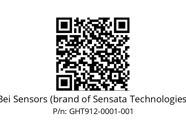  GHT9_12//5G5N//00001//G6R// Bei Sensors (brand of Sensata Technologies) GHT912-0001-001