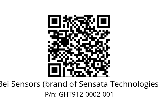  GHT9_12//5G5N//00002//G3R020// Bei Sensors (brand of Sensata Technologies) GHT912-0002-001