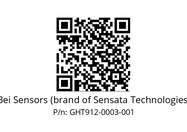  GHT9_12//5G59//00003//G6R// Bei Sensors (brand of Sensata Technologies) GHT912-0003-001