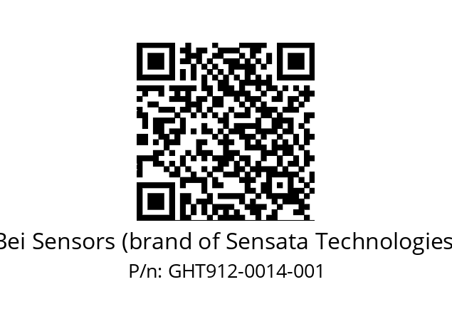  GHT9_12//5G59//00014//G6R// Bei Sensors (brand of Sensata Technologies) GHT912-0014-001