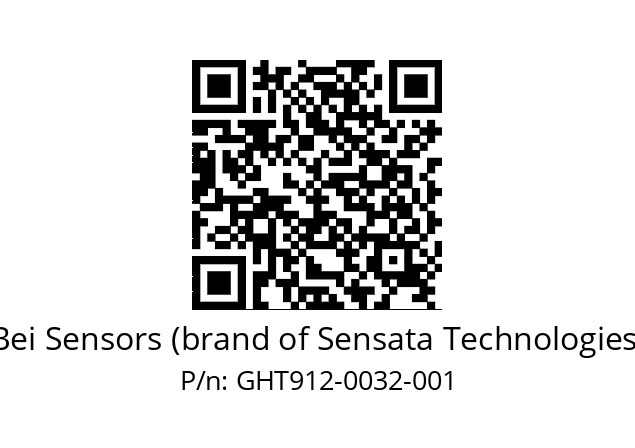  GHT9_12//5G59//00032//G6R// Bei Sensors (brand of Sensata Technologies) GHT912-0032-001