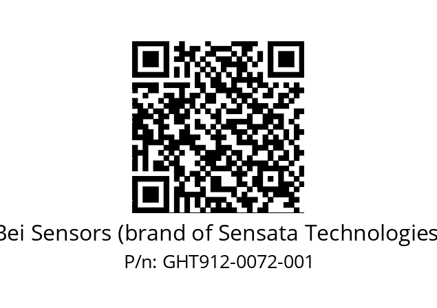  GHT9_12//5G59//00072//G3R020// Bei Sensors (brand of Sensata Technologies) GHT912-0072-001