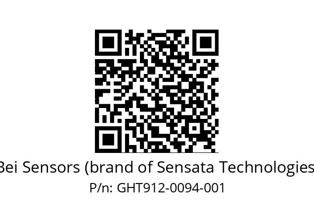  GHT9_12//5G59//00094//G6R// Bei Sensors (brand of Sensata Technologies) GHT912-0094-001