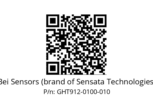  GHT9_12//5G59//00100//G3R020//--DA-- Bei Sensors (brand of Sensata Technologies) GHT912-0100-010