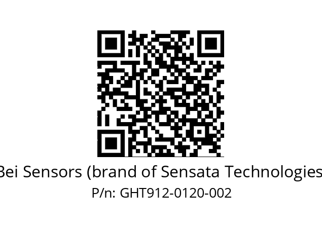  GHT9_12//5G59//00120//G3R020// Bei Sensors (brand of Sensata Technologies) GHT912-0120-002