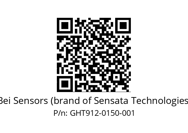  GHT9_12//5G59//00150//G6R// Bei Sensors (brand of Sensata Technologies) GHT912-0150-001