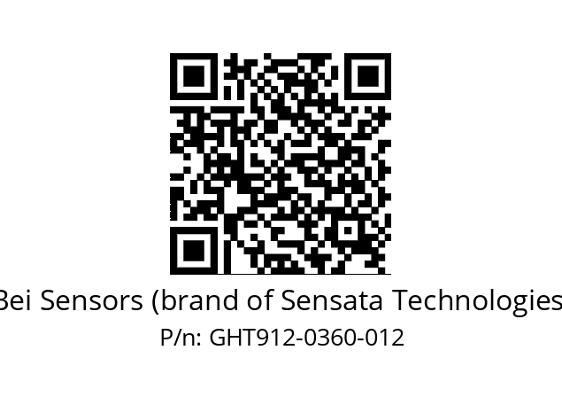  GHT9_12//5G59//00360//G8R// Bei Sensors (brand of Sensata Technologies) GHT912-0360-012