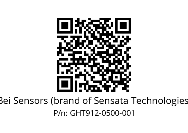  GHT9_12//5G59//00500//GHR// Bei Sensors (brand of Sensata Technologies) GHT912-0500-001