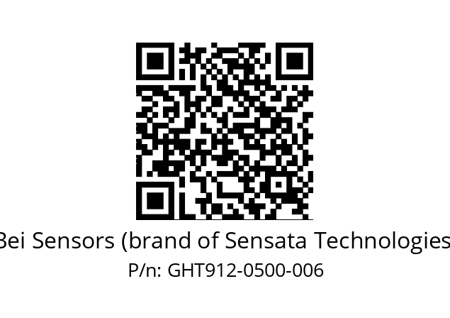  GHT9_12//3G39//00500//G3R020// Bei Sensors (brand of Sensata Technologies) GHT912-0500-006