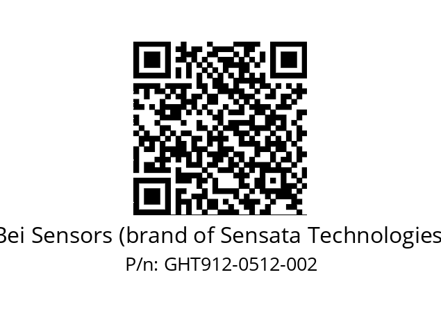  GHT9_12//2G29//00512//G3R020// Bei Sensors (brand of Sensata Technologies) GHT912-0512-002