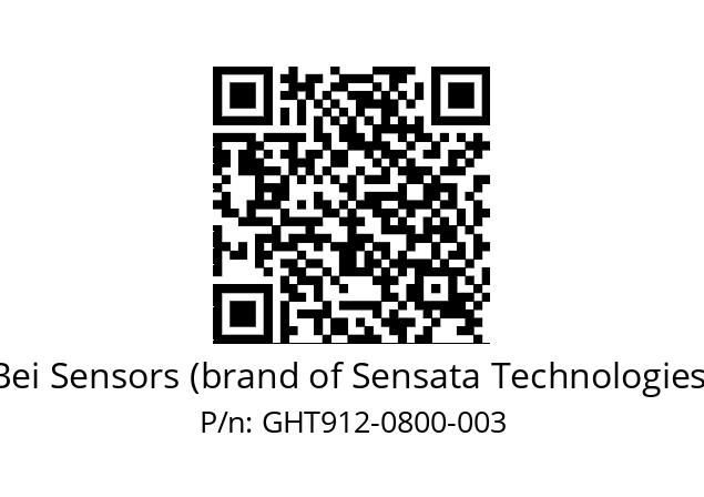  GHT9_12//5G59//00800//G3R020// Bei Sensors (brand of Sensata Technologies) GHT912-0800-003