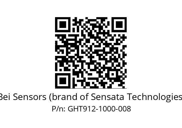  GHT9_12//5G29//01000//G6R// Bei Sensors (brand of Sensata Technologies) GHT912-1000-008