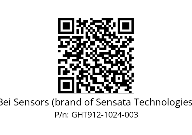  GHT9_12//2G29//01024//G6R// Bei Sensors (brand of Sensata Technologies) GHT912-1024-003