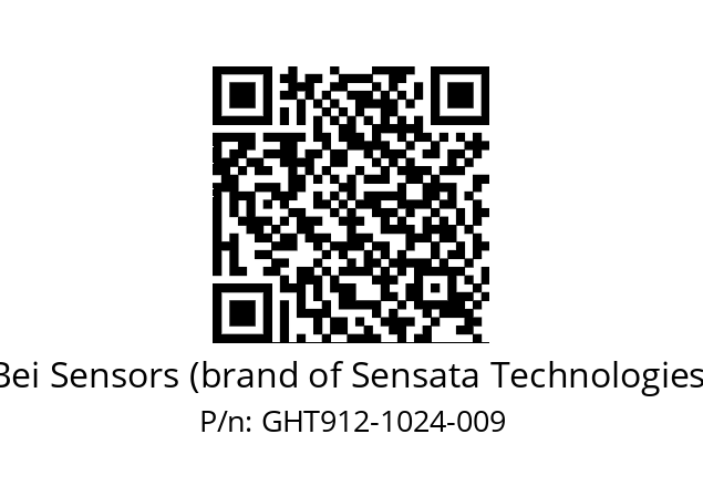  GHT9_12//5GT9//01024//G3R020// Bei Sensors (brand of Sensata Technologies) GHT912-1024-009