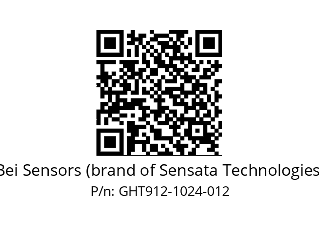  GHT9_12//5G29//01024//G6R//--DA-- Bei Sensors (brand of Sensata Technologies) GHT912-1024-012