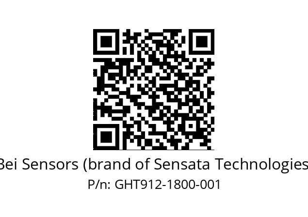  GHT9_12//2G2A//01800//G3R020// Bei Sensors (brand of Sensata Technologies) GHT912-1800-001