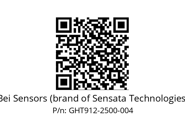  GHT9_12//5G59//02500//G6R// Bei Sensors (brand of Sensata Technologies) GHT912-2500-004