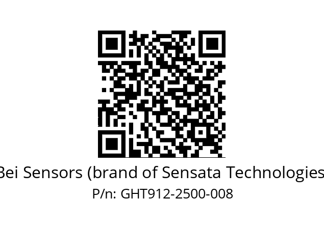  GHT9_12//2G29//02500//G6R//--D4-- Bei Sensors (brand of Sensata Technologies) GHT912-2500-008