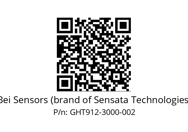  GHT9_12//2G27//03000//G6R// Bei Sensors (brand of Sensata Technologies) GHT912-3000-002