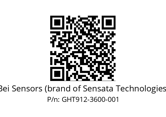  GHT9_12//5G59//03600//G6R// Bei Sensors (brand of Sensata Technologies) GHT912-3600-001