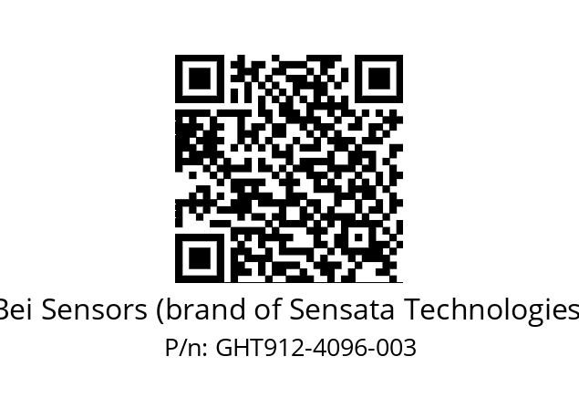  GHT9_12//2G27//04096//G6R// Bei Sensors (brand of Sensata Technologies) GHT912-4096-003