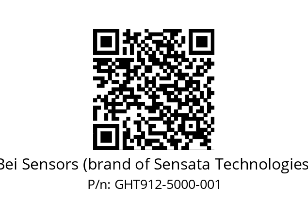  GHT9_12//5G59//05000//G6R// Bei Sensors (brand of Sensata Technologies) GHT912-5000-001