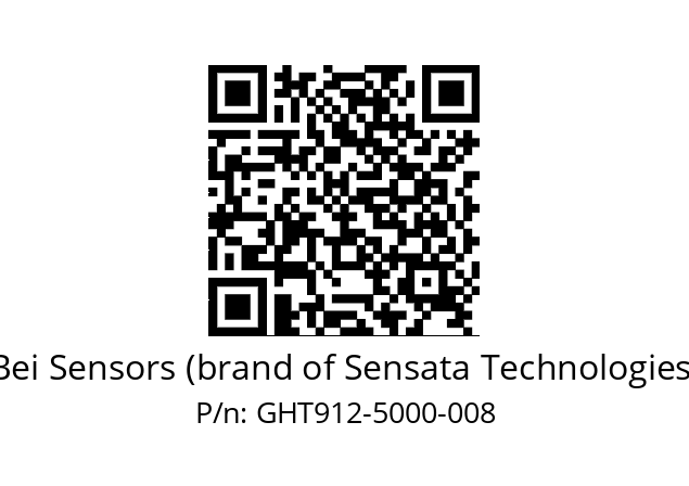  GHT9_12//5G29//05000//G6R//--DA-- Bei Sensors (brand of Sensata Technologies) GHT912-5000-008