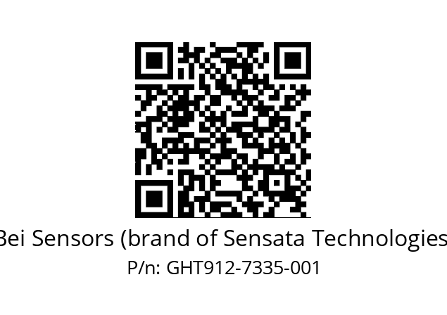  GHT9_12//2G29//07335//G6R// Bei Sensors (brand of Sensata Technologies) GHT912-7335-001