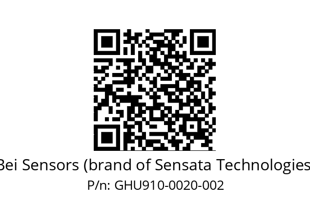  GHU9_10//5G59//00020//G6R//U0---- Bei Sensors (brand of Sensata Technologies) GHU910-0020-002