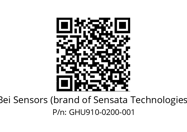  GHU9_10//5G59//00200//G3R020//U0---- Bei Sensors (brand of Sensata Technologies) GHU910-0200-001