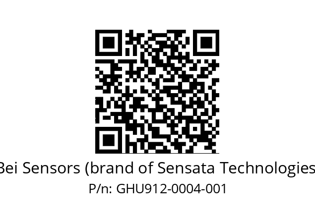  GHU9_12//5G59//00004//G6R//U0---- Bei Sensors (brand of Sensata Technologies) GHU912-0004-001