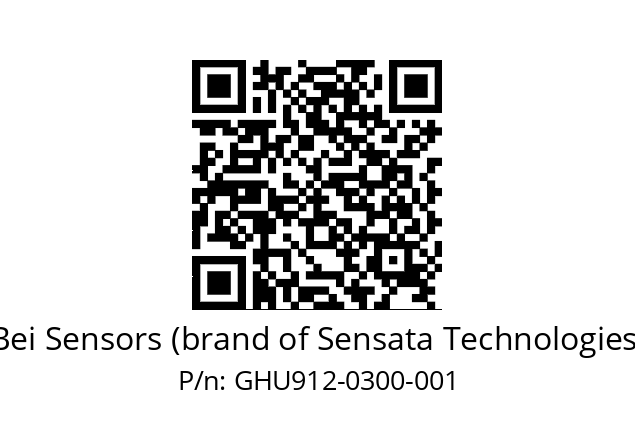  GHU9_12//5G59//00300//G6R//U0---- Bei Sensors (brand of Sensata Technologies) GHU912-0300-001