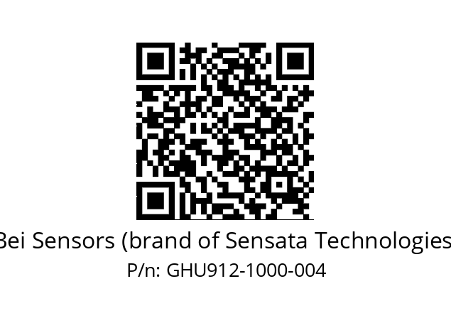  GHU9_12//5G59//01000//G3R020//U0---- Bei Sensors (brand of Sensata Technologies) GHU912-1000-004