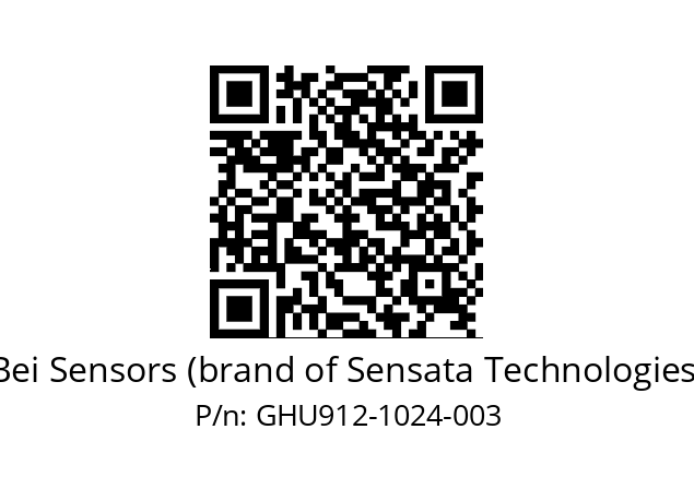  GHU9_12//5G59//01024//G3R020//U0---- Bei Sensors (brand of Sensata Technologies) GHU912-1024-003