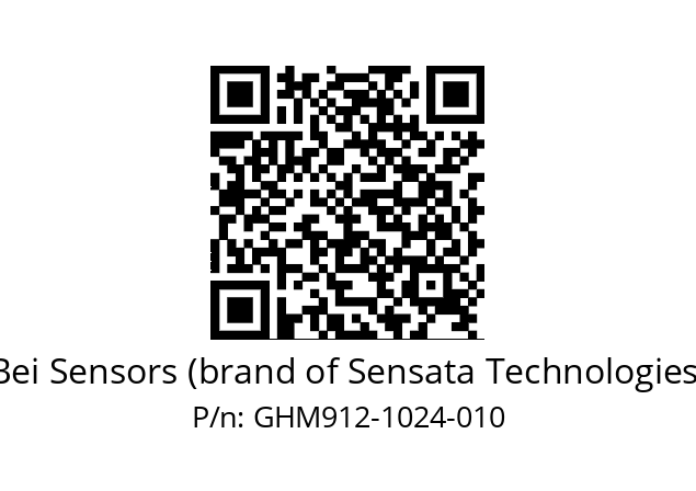  GHM9_12//5GT7//01024//G3R020// Bei Sensors (brand of Sensata Technologies) GHM912-1024-010