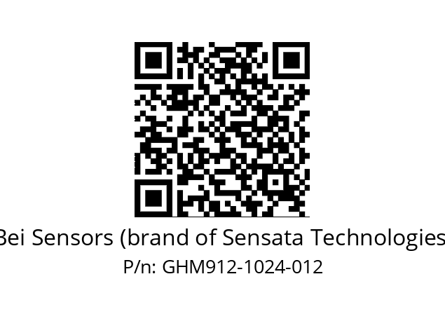  GHM9_12//2G29//01024//G6R// Bei Sensors (brand of Sensata Technologies) GHM912-1024-012