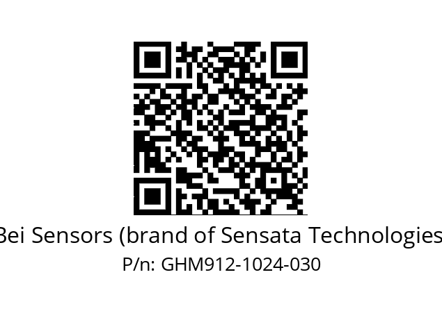  GHM9_12//5G5I//01024//G1A// Bei Sensors (brand of Sensata Technologies) GHM912-1024-030