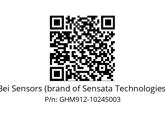  GHM9S12//5GTA//01024//G6R/ZY/----1J Bei Sensors (brand of Sensata Technologies) GHM912-1024S003