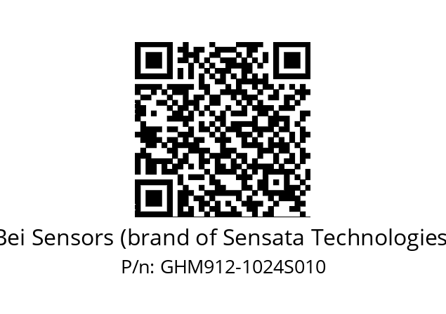  GHM9S12/OS/5G59//01024//GTR//--07-- Bei Sensors (brand of Sensata Technologies) GHM912-1024S010