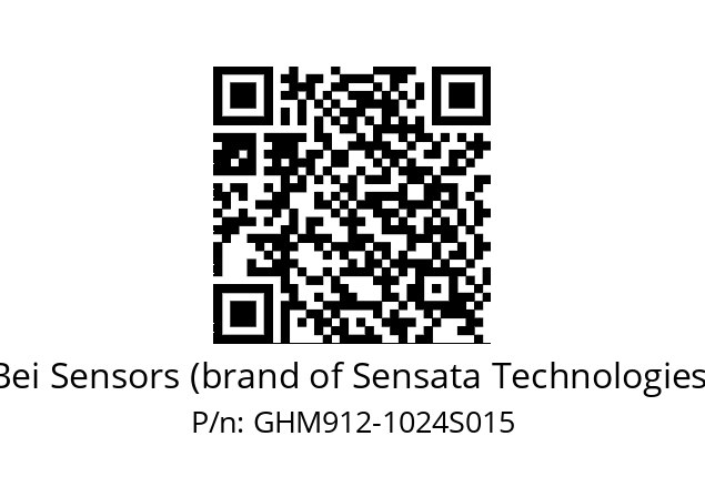  GHM9S12/OS/5G59//01024//G3R020//--07-- Bei Sensors (brand of Sensata Technologies) GHM912-1024S015