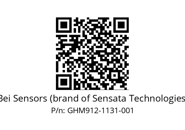  GHM9_12//5G57//01131//G3R020// Bei Sensors (brand of Sensata Technologies) GHM912-1131-001