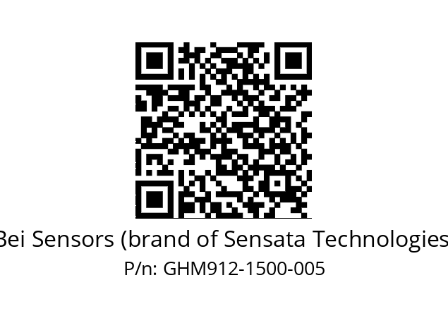  GHM9_12//2G29//01500//G6R// Bei Sensors (brand of Sensata Technologies) GHM912-1500-005