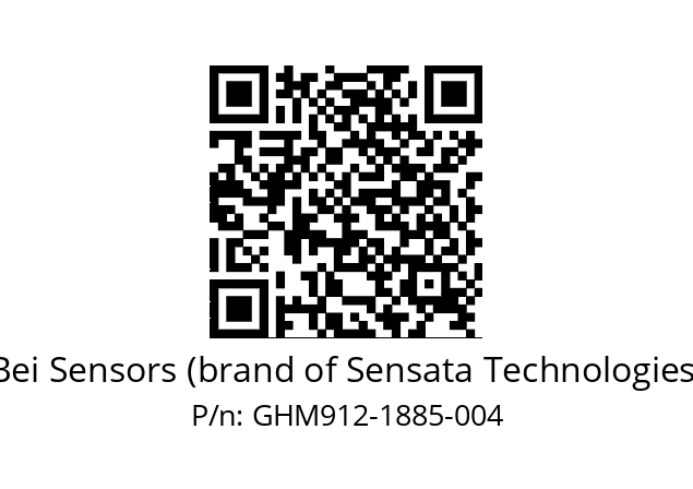  GHM9_12//2G29//01885//G6R//--07-- Bei Sensors (brand of Sensata Technologies) GHM912-1885-004